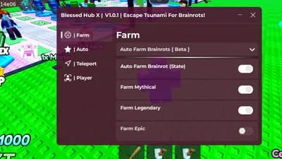 Blessed Hub X | Keyless| Escape Tsunami For Brainrots